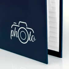ZEP Flipalbum Insteekalbum XF468 blauw 80 fotos 10x15 cm