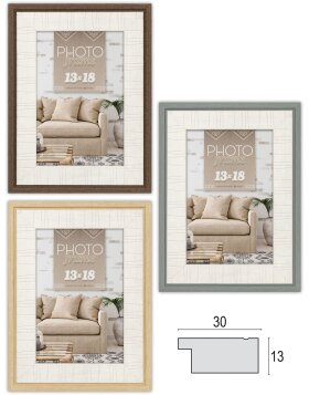 ZEP Polysterol Picture Frame Ischia 10x15 cm to 20x30 cm