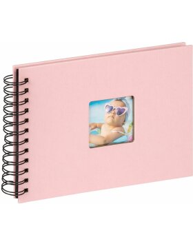 Walther Spiral Album Fun pink 23x17 cm 40 black pages