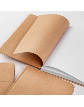 Walther Notebook Love brown 15x21 cm 80 sheets dotted