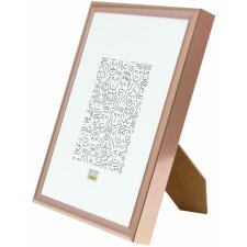 Marco de aluminio Deknudt S027 oro rosa 18x24 cm