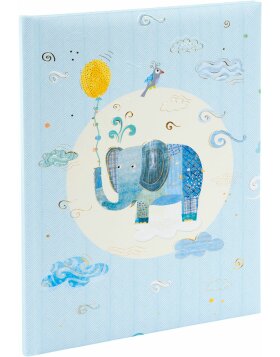 Goldbook Baby Diary Blue Elephant 21x28 cm 44 illustrated...
