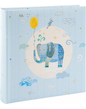 Goldbuch Fotoalbum Blue Elephant 25x25 cm 60 we&szlig;e...