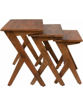 Clayre &amp; Eef 50741 Side Table (Set of 3) 54x35x51 -...