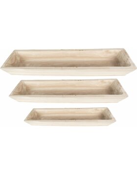 Clayre &amp; Eef 5H0559 Serving Bowl (Set of 3) 70x20x9 -...