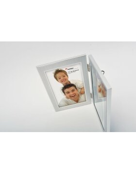 Walther double picture frame JAZZ 10x15 cm silver