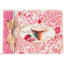 Notizbuch rosa Kuchen 21x15