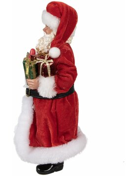 Clayre & Eef 65226 Decoration Father Christmas 16x8x28 cm Red