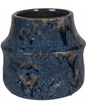 Clayre & Eef 6CE1573M Decoration Flowerpot Ø 15x13 cm Blue