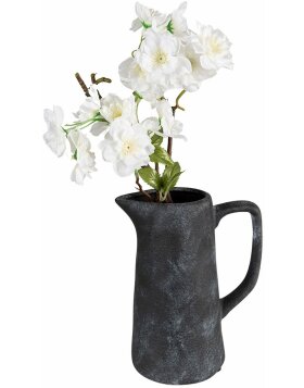 Clayre & Eef 6CE1582L Vaso da decorazione 20x13x25 cm Grigio