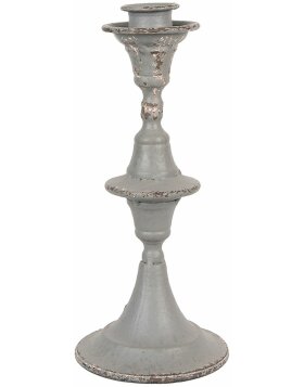 Clayre &amp; Eef 6Y4947 Candlestick &Oslash; 12x26 cm Grey