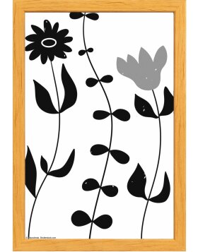 Walther Wooden Frame Liv Monstera 20x30 cm nature