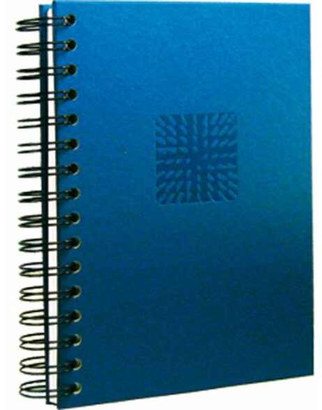 Quaderno a spirale blu Perla