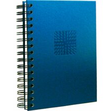 Cuaderno de espiral azul Perla