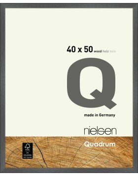 Nielsen Holz-Wechselrahmen Quadrum 40x60 cm taubengrau
