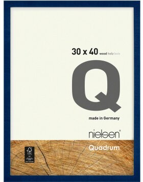 Nielsen Holz-Wechselrahmen Quadrum 60x80 cm blau