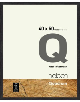 Nielsen Holz-Wechselrahmen Quadrum 60x80 cm nussbraun