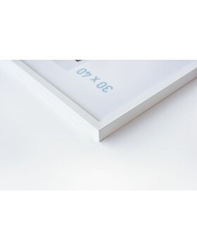 Nielsen Aluminium-Bilderrahmen C2 weiß glanz 50x70 cm Acrylglas