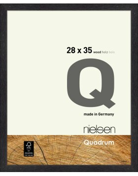 Nielsen Holz-Wechselrahmen Quadrum 28x35 cm nussbraun
