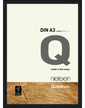 Nielsen Wooden Changing Frame Quadrum 29,7x42 cm raven black