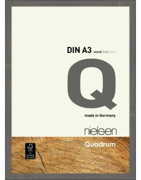 Nielsen wooden clip-on frame Quadrum 29,7x42 cm clay brown