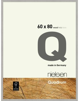 Nielsen Holz-Wechselrahmen Quadrum 60x80 cm zementgrau