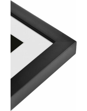 Nielsen Holz-Bilderrahmen Skava schwarz 50x70 cm mit Passepartout 40x60 cm