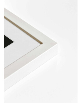 Nielsen Holz-Bilderrahmen Skava weiß 15x20 cm mit Passepartout 9x13 cm
