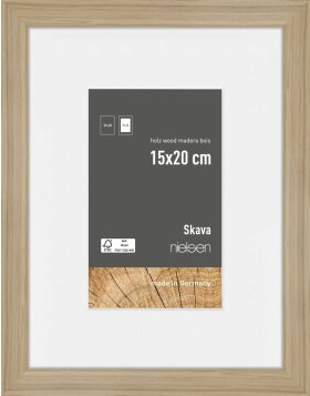 Nielsen Wooden Picture Frame Skava oak 15x20 cm with...