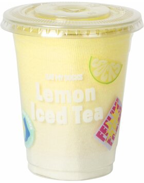 EatMySocks double pack short and long sock Iced Tea Lemon