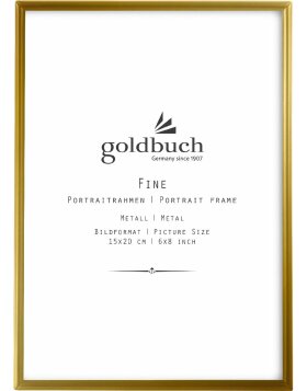 Goldbuch Metall-Fotorahmen Fine gold 15x20 cm