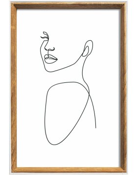 Walther wooden frame Silhouette 20x30 cm natural