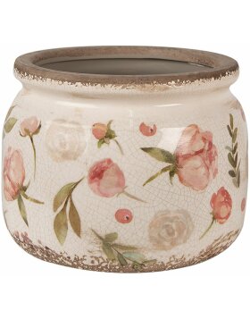 Clayre &amp; Eef 6CE1625L Flower Pot for Indoors Beige...