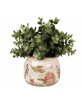 Clayre &amp; Eef 6CE1625S Vaso da fiori per interni Beige...