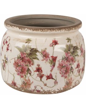 Clayre &amp; Eef 6CE1628L Indoor Flower Pot Beige Pink...