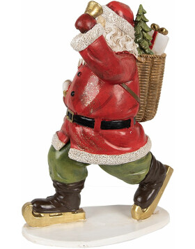 Clayre & Eef 6PR3947 Christmas Decoration Father Christmas Red 14x11x20 cm