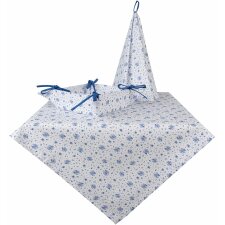 Clayre & Eef BRB01 Tablecloth Square Blue 100x100 cm