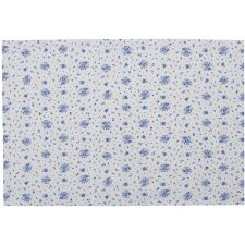 Clayre & Eef BRB40 Placemats Set of 6 Beige, Blue 48x33 cm