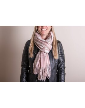 Juleeze JZSC0780P Ladies winter scarf pink 68x180 cm