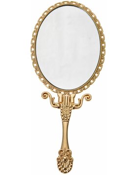 Juleeze JZSP0004 Hand mirror gold-coloured 8x2x18 cm