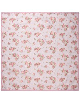 Clayre &amp; Eef SWR01 Tablecloth Square Pink 100x100 cm