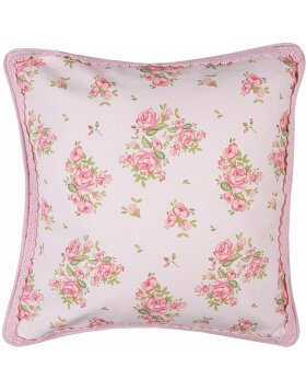 Clayre & Eef SWR21 Cushion Cover Pink 40x40 cm