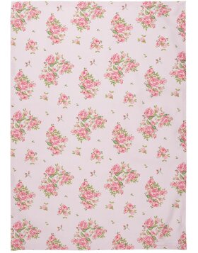 Clayre &amp; Eef SWR42-1 Tea Towel Pink 50x70 cm