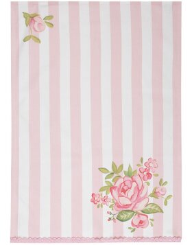 Clayre & Eef SWR42-2 Asciugamano da tè rosa 50x70 cm
