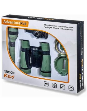 Carson Kids Outdoor AdventurePack mit Fernglas, Lupe, Kompass etc.