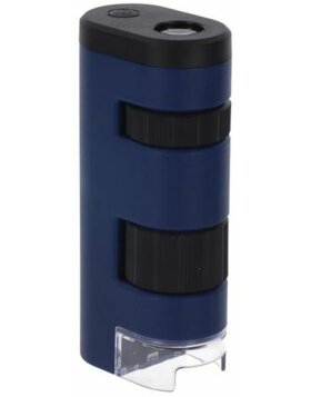 Carson MM-450 Handmikroskop LED 20-60x Vergrößerung Blau