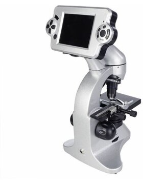 Microscopio Byomic 3,5&quot; LCD Deluxe 40x-1600x Custodia