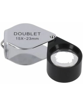 Byomic Doublet Einschlaglupe BYO-ID1523 15x23mm 15-fache Vergrößerung