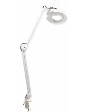 Byomic table magnifier v2 with clamp LED - illumination magnifying glass