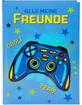 Gold Book of Friends Controller 15x21 cm 88 illustrated...